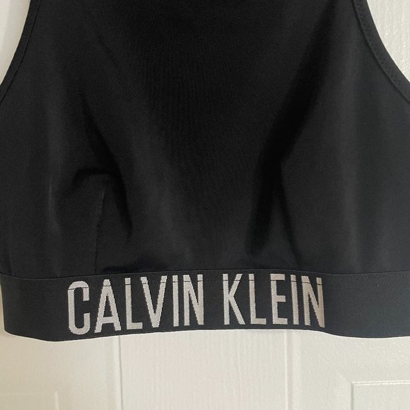 Calvin Klein Black Bralette Swim Top - Picture 2 of 4